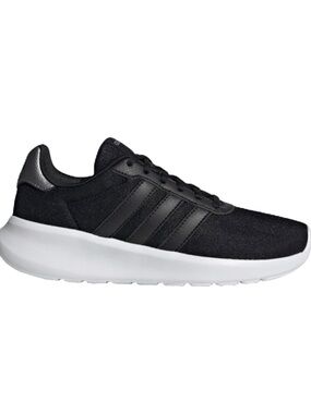 adidas Lite Racers 3.0 Runners Black on Black Sneakers Size 8